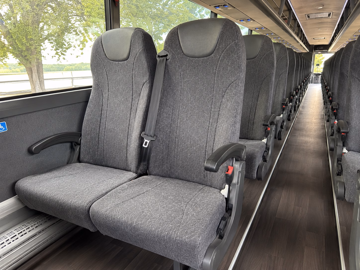 pleasanton sporting event transportation onboard seating